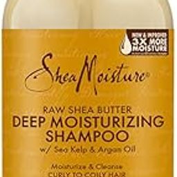 Shea Moisture Raw Shea Butter Deep Moisturizing Shampoo w/ Sea Kelp & Argan Oil, Pack of 1-1