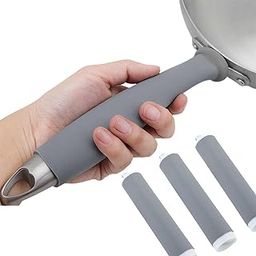 Navaliya Pot Handle Heat Insulation Cover, Heat Resistant Silicone Pan Handle Sleeve, for Cast Iron Skillet, Frying Pan, Spatula, Knives and Door Handle (1 Pcs)-31