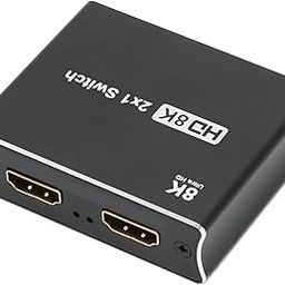 Ubersweet® 8K HD Multimedia Interface Switcher, 60Hz 2 in 1 Out Switch 2 in 1 Out for Computer-22
