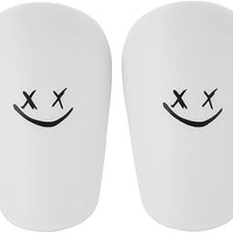 CALANDIS™ 2Pcs Mini Soccer Shin Guards Gear Shin Pads Games Kids Adults Leg Protection White S 10Cmx6Cm | Protective Gear | Clothing, Shoes & Accessories | Soccer | Team Sports-image-13