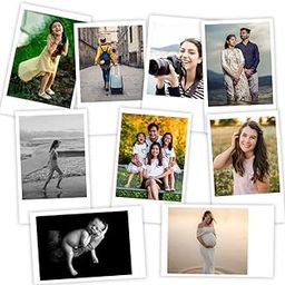 Customized Gifts with Your Photos (25 Pieces) Mini Photo Printing | Party Decorations | Freeze Your Beautiful Moments | Size :86x54mm-10