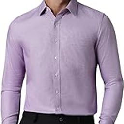 Slim Fit Textured All Day Comfort Cotton Shirt-image-27