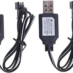 CALANDIS™ 4.8V 250mA Black Charger Cable Converter Converter Cord for Car Plastic 2x | Power Cables & Connectors | Multipurpose Batteries & Power-image-65