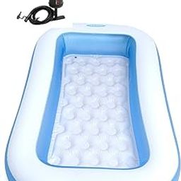 Bath Tube Swimming Pool for Kids for Adult for Baby for Family Bathroom Plastic Hot Water Summer Rectangle Shape Unbreakable Rubber Terrace Balcony-16