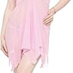 Sexy Asymmetric Hot Honeymoon Short Night Dress Nightwear with G-String Panty Trendy Babydoll Nighties for Women-image-41