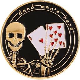 Metal Banker Chips Press Card Poker Chips Accessories Souvenir O|Toys & Hobbies | Games | Card Games & Poker |1 Piece Metal Banker Chips-image-92