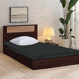 Padmansh® 100% Waterproof Mattress Cover/Protector with Zipper Chain for Double Bed (Set of 2 Pieces) II All Around Protection with 360° Encasing (36''*72"*4", Grey)-image-2