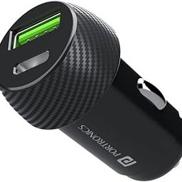 Portronics 20W Car Power 7 Car Charger with Dual Output (Type-C PD + USB), Fast Charging, Adapter Compatible for Most Cars & Cellular Phones (Black)-16