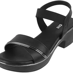 mochi Women Comfort Block Heel Ankle-strap Fashion Sandal-picture-28