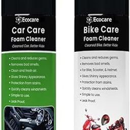 ECOCARE Hygiene & Water Car Care-500Ml And Bike Care-500Ml Foam Cleaner For Maintain Your Car & Bike |Pack Of 2-image-93