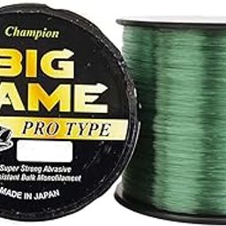 Champion Big Game Saltwater Freshwater no Memory Ultra Soft Japanese monofilament Fishing line (0.30 MM, Grey)-image-64