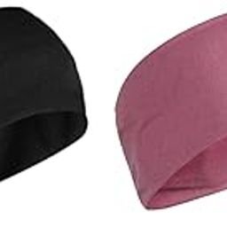 BISMAADH Headband for Women, Versatile Solid Headband Hair Wrap Multi-Style Casual Sports Headwear, Stretchy Breathable Moisture Wicking Microfiber Head Wrap for Workout, Running, Yoga-picture-17