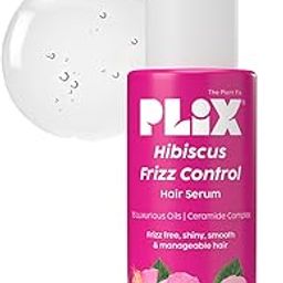 PLIX - THE PLANT FIX Hibiscus Frizz Control Hair Serum | Protects & Smoothes, Dry, Flyaway & Frizzy Hair, With 13 Nourishing Oils | 3x Strength with Fiberhance | 50ml-44