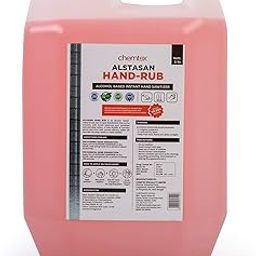 Chemtex Alstasan Hand Rub 70% Alcohol Based Hand Sanitizer | Kills 99.9% Germs | DGCI Approved | 5L (Pack of 1)-picture-10