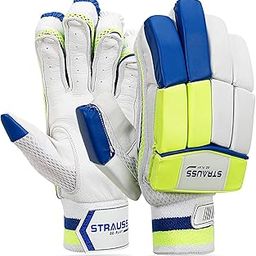 STRAUSS Right-Handed Cricket Batting Gloves | Extra Soft Leather for Age 15+ Players | Superior Grip and Protection | Ideal for Cricket Matches and Training Sessions | Edition: Champion,(Multicolor)-image-93