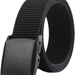usl Men's Nylon Canvas Autolock Buckle Free Size Belt-picture-34