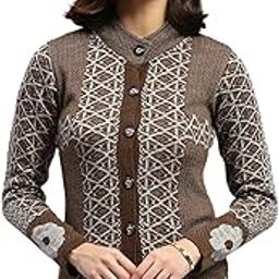 Womens Self Design Round Neck Full Sleeve Cardigan (1243622RN)-image-69