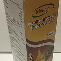 Medrep Digestive Enzyme with Multivitamin Syrup, 200ml, Natural Flavour, Dietary Supplement-image-18