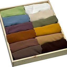 URSHIA MALAYSIAN GEORGETTE HIJAB/DIAMOND GEORGETTE HIJAB FOR WOMEN PACK OF 12-image-13