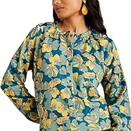by Narendra Kumar Premium Designer Women's Floral Print Top-image-29
