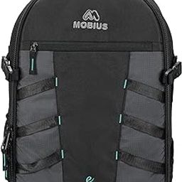 Professional Camera Backpack, Fits 2 DSLR/DSLM Bodies, 4-5 Lenses, 15.4-inch Laptop Sleeve, Multiple Compartments, Black-11