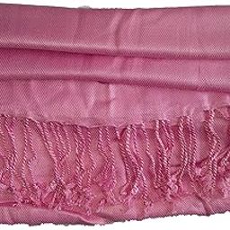Kkrish Women Neck Scarf Plain Soft Stole With Fringe's, Hijab Wrap-41
