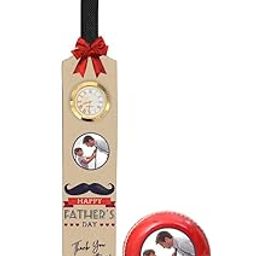 AGM Customised Bat and Ball for Cricket Lovers, IPL, Corporate Trophy, Memento & Gifts, Ideal Gift for Birthday, Special Occasions, Cricket Tournament (for Father, 12 Inch Bat)-picture-26