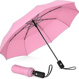 Umbrella - Umbrella for Women | Umbrella for Men | UV Coated 3 Fold Umberallas for Rain with Auto Open and Close Small Folding Umbrella Travel (C-Pink)-18