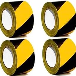 AR Floor Marking Tape Size - 2 Inch x 25 Mtrs, Zebra (Pack of 4)-image-22