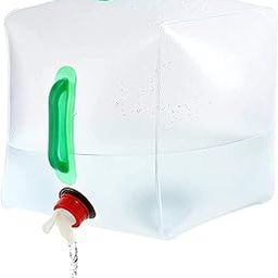 NEAR STOP Collapsible Emergency Water Jug Container Bag, Freezable, BPA Free Plastic Water Carrier Tank, Outdoor Folding Water Bag for Sport Camping Riding Mountaineer(20 Liters)-image-69