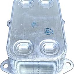 Paanjo Engine Oil Cooler Plate, Aluminium Heat Exchanger, Compatible with Rapid-0