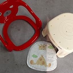 Baby Bucket Baby Chair (16 x 13 inch) Red Colour-image-95