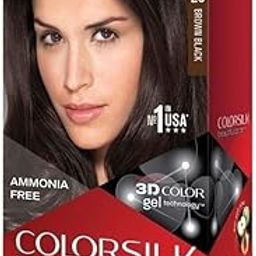 Revlon Colorsilk Hair Color, Ammonia Free Brown Black 2N (40ml)-33