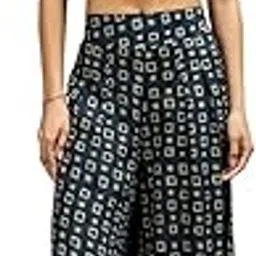 fiorra Women's Navy Blue Cotton Printed Co-ord Set-picture-2