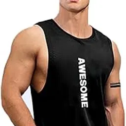 antiloop || Gym Vest for Men || Sleeveless Regular Fit Vest for Mens-picture-35