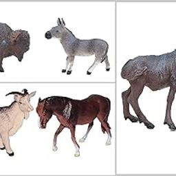 FunBlast Animal Set Toys for Kids – Realistic Animal Figures Play Set Toys for Kids, Boys (5 PCS) - Multicolor-58