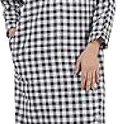Women's Pure Cotton Printed Maternity Gown Kaftan Nighty A-line Feeding Dress Kurti Gown for Women (Large, Multi-51) (XX-Large, White)-image-8