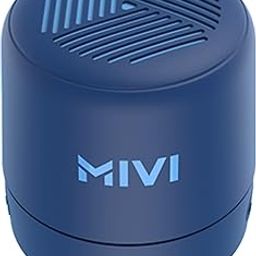 Mivi Play Bluetooth Speakers Wireless with 12 Hours Playtime. Wireless Speaker Made in India with Exceptional Sound Quality, Portable and Built in Mic-Blue-13