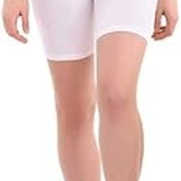 Amkr Fashion Sports Solid Women White Cycling Shorts ()_APS-BT-001 White S- Q1-image-65