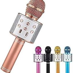 Seraphic Wireless New Mike Handheld Microphone Mike for New Singing | Multi-Function Bluetooth Microphone with Speaker | Advance Bluetooth New Mic for All Devices (Random-Color)-image-14