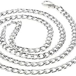CLUB BOLLYWOOD LICHTS®2xReplacement Chain Strap Purse Handbag Handle DIY Shoulder Bag Strap Silver|Clothing, Shoes & Accessories | Womens Handbags & Bags | Handbag Accessories|1 Piece Chain(2 Pack)-image-89
