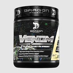 DRAGON PHARMA Venom Extreme Potency Pre-Workout V5 Lemon Lime (300 Gm, Watermelon)-image-57