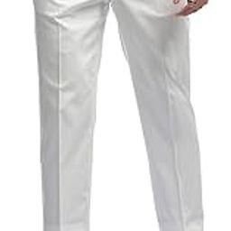 MEN'S WHITE PURE COTTON PANT STYLE PYJAMA| PYJAMA/PAJAMA STYLE PANTS IN WHITE FOR KURTAS-image-12