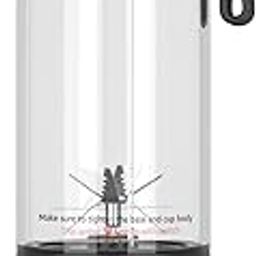 amazon basics Portable Blender | 150-Watt Motor | 2000 mAh USB | Rechargeable Battery | BPA-Free Lid | ABS Plastic Body | Easy to Clean | 380 ml Jar | Black-14