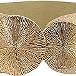 Elastic Fabric Waist Belt for Women Dresses Circle Design Stretchy Ladies Belt for Saree Girls Jeans - Free Size (LD28)-image-87