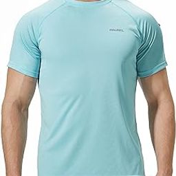 Men's Rash Guard Swim Shirts Short Sleeve UV Sun Protection Quick Dry UPF 50+ SPF Fishing Beach Water Shirt-image-68
