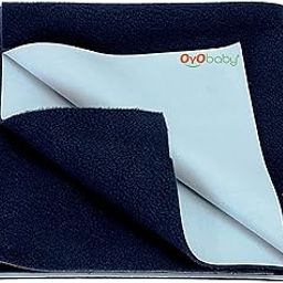 OYO BABY Waterproof Mattress Protector Sheet for Kids and Adults (X-Large (200cm x 140cm), Dark Blue), Polycotton-image-50