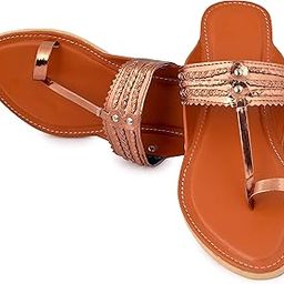 womens footwear Designer Synthetic Leather stylish Kolhapuri for women and girls suitable for any ocassion-image-15