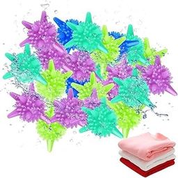 KROYWEN Washer Balls,Reusable Tangle-Free Eco-Friendly Laundry Scrubbing Balls,Solid Colorful Laundry Washing Balls Enhance Your Machine Cleaning Power (15 Pcs) (Round Zing Zag)-image-60