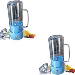 Drumstone BUY ONE GET ONE Personal Blender with Handle–Portable Juicer & Smoothie Maker,Ice Crushing Blade for Quick Blends Great for Fitness, Travel & Daily Nutrition 𝟏𝟔 𝐘𝐄𝐀𝐑 𝐖𝐀𝐑𝐑𝐀𝐍𝐓𝐘-15